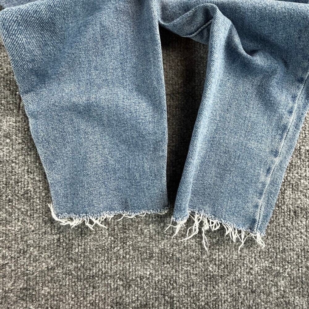 Hollister Ultra High Rise Mom Jeans Women’s 0S W24 L25 Raw Hem Size 0 - Picture 6 of 8